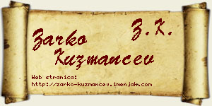 Žarko Kuzmančev vizit kartica
